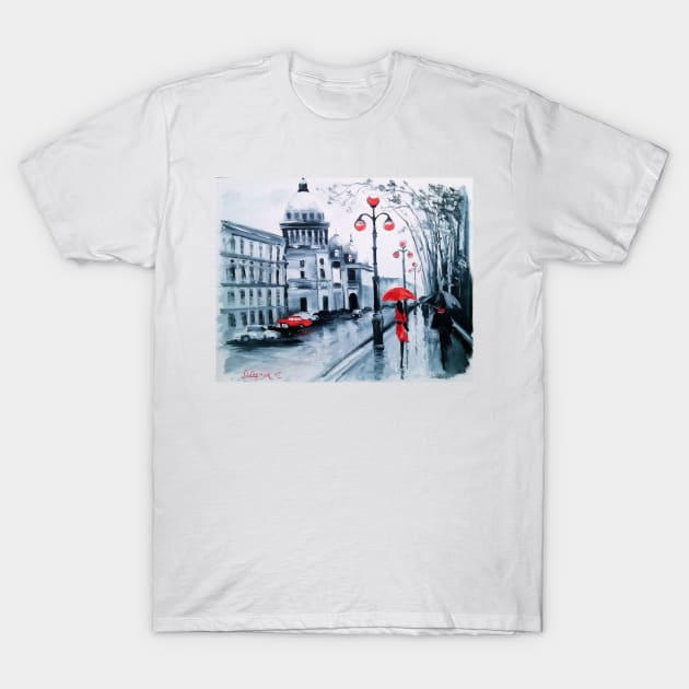 St. Petersburg T-Shirt by OLHADARCHUKART